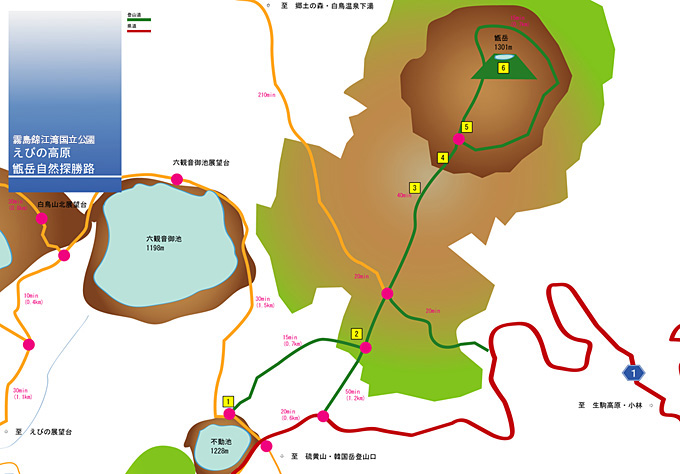03 甑岳コース 地図